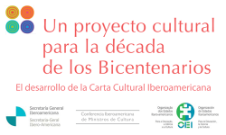 Un proyecto cultural para la década de los Bicentenarios – OEI|Tembiaporã tekopy rehegua Sandykõinguéra arýpe g̃uarã -OEI imagen