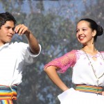 Integrantes del Ballet Municipal durante una de sus presentación