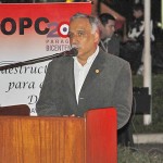 Ministro Ticio Escobar en la inauguración de las obras del Panteón de los Héroes