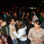 El público participó con alegría y baile del festival