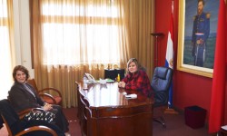Ministra de Cultura se entrevistó con la Senadora Lilian Samaniego, Presidenta de la ANR imagen