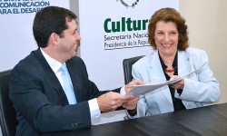Cultura y Sicom firmaron convenio de cooperación interinstitucional imagen