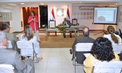 Ministra de cultura dictó conferencia en el Ministerio de Relaciones Exteriores imagen