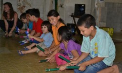 Culminaron talleres para pobladores de Loma San Jerónimo con música, payasos y baile imagen