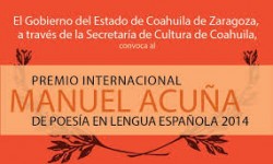 Premio Internacional Manuel Acuña  de Poesía en Lengua Española 2014 imagen