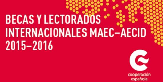 Nueva convocatoria de becas y lectorados MAEC-AECID 2015 imagen