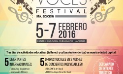 Festival “Asunción a Voces” ofrecerá  talleres y conciertos en febrero imagen