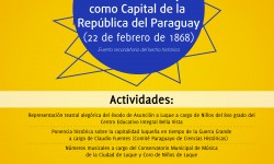 Fusionan arte e historia para conmemorar proclamación de Luque como capital de Paraguay durante la Guerra del 70 imagen