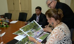 Planean revitalizar céntrica plaza de Caaguazú con acompañamiento de la SNC imagen