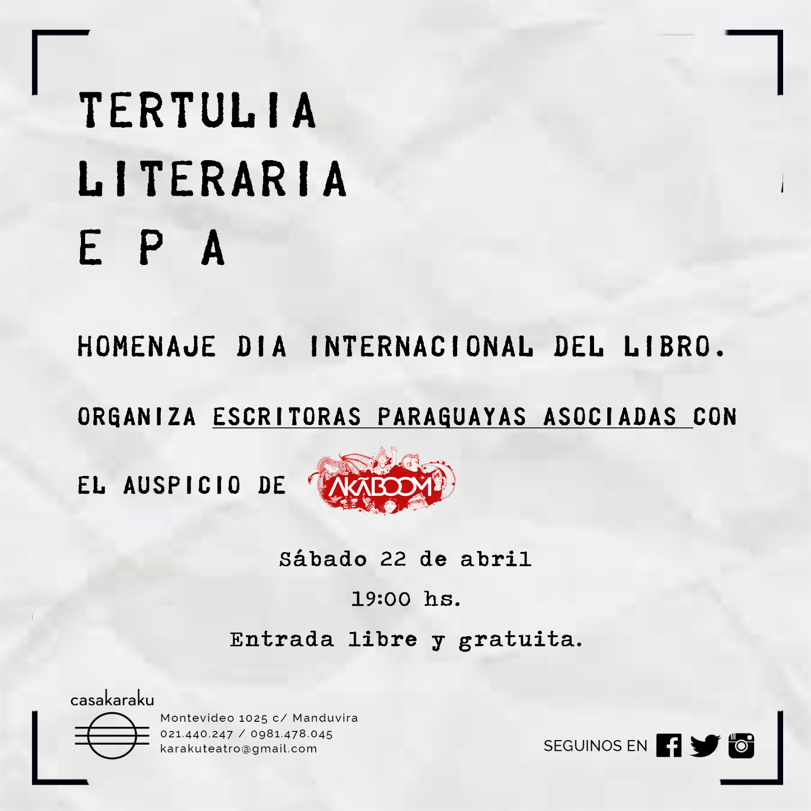 Escritoras organizan tertulia literaria en homenaje al día internacional del libro imagen