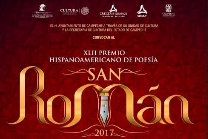 Convocan a poetas para el XLII Premio Hispanoamericano de Poesía San Román 2017 imagen