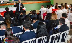Ministro disertó sobre Paraguay y su Historia desde la Cultura ante estudiantes de Areguá imagen