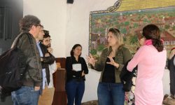 La histórica Casa de la Independencia recibió visita de periodistas españoles imagen
