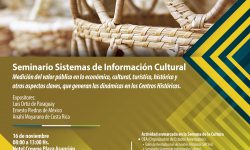 Cuenta Satélite de Cultura se analizará durante Seminario imagen