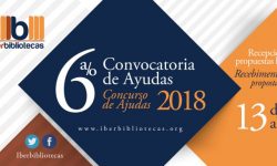 Convocatoria IBERBIBLIOTECAS 2018 vigente hasta el 13 de abril imagen