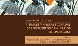 “Rituales y fiestas sagradas de los pueblos originarios del Paraguay”, el tríptico que se lanzará esta tarde imagen