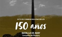 Sesquicentenario: se inaugurará monumento histórico y plaza en sitio de la batalla de Avay imagen