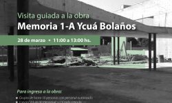 Realizarán visita guiada en la obra del futuro Sitio de Memoria y Centro Cultural  1-A Ycuá Bolaños imagen