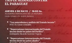 Realizarán conversatorio sobre “El Tratado Secreto de la Triple Alianza contra el Paraguay” imagen