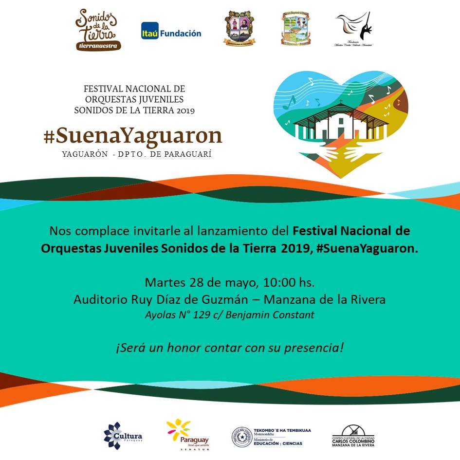 Lanzarán el Festival Nacional de Orquestas Juveniles Sonidos de la Tierra 2019 #SuenaYaguaron imagen
