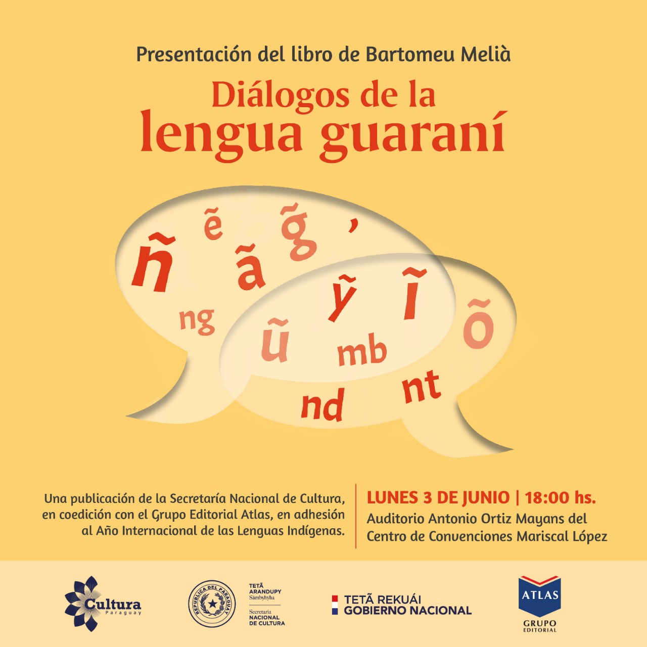 Con apoyo de la SNC, lanzarán el libro “Diálogos de la lengua guaraní”, de Bartomeu Meliá imagen