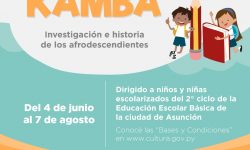 Concurso “Kamba. Investigación e historia de los afrodescendientes en el Paraguay” convoca a estudiantes del segundo ciclo de la Escolar Básica imagen