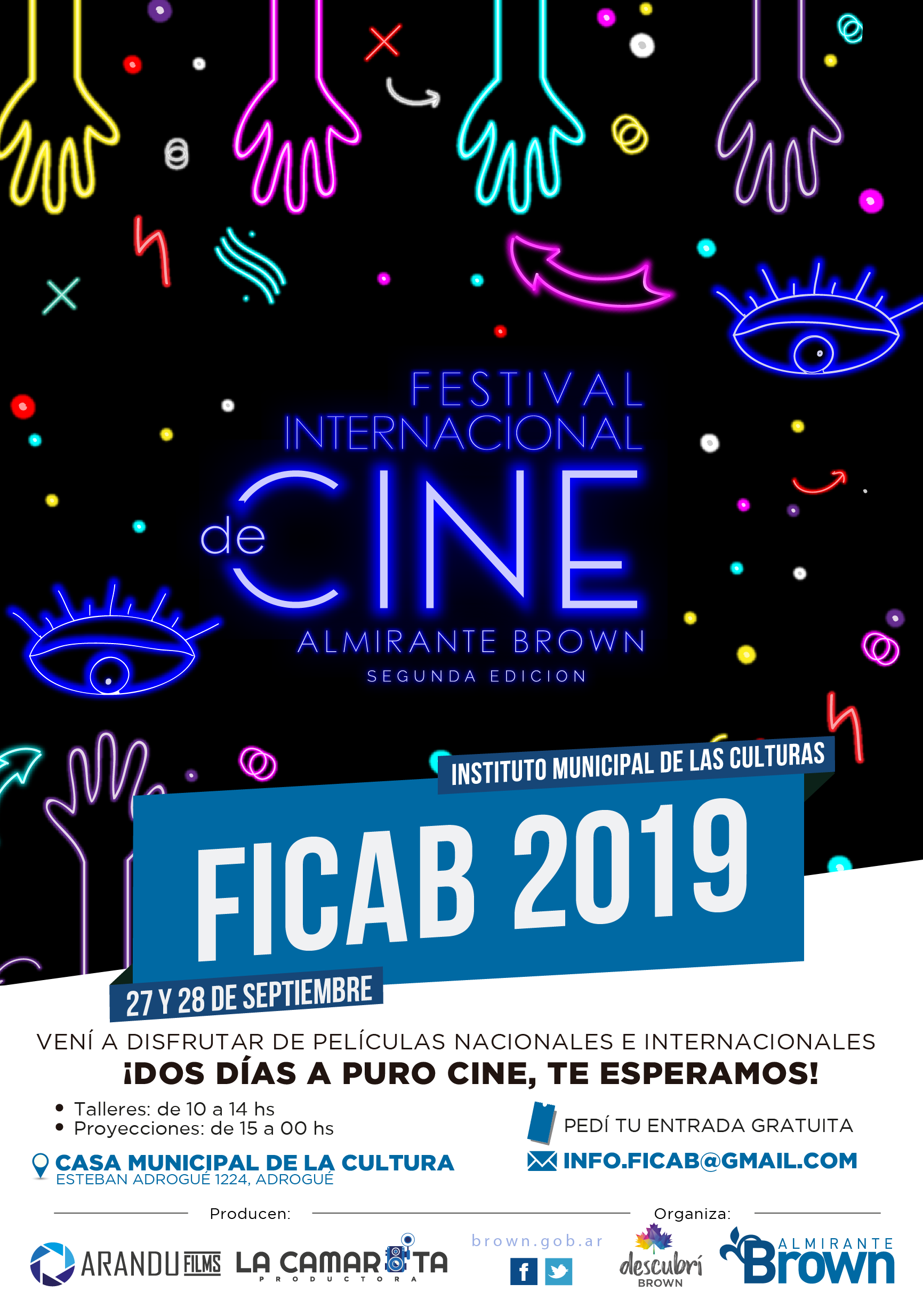 Convocan a cineastas y audiovisualistas para el 2° Festival Internacional de Cine Almirante Brown imagen