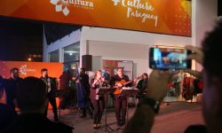 Banda folclórica de la OSN ofreció repertorio de música paraguaya en la Expo imagen