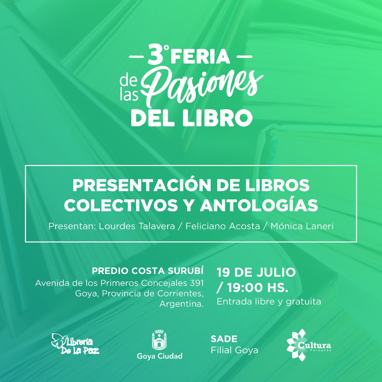 Paraguay expondrá la literatura nacional en la Feria de las Pasiones del Libro de Goya imagen