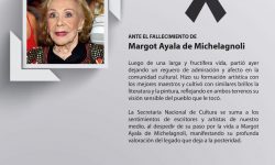 Ante el fallecimiento de Margot Ayala de Michelagnoli imagen