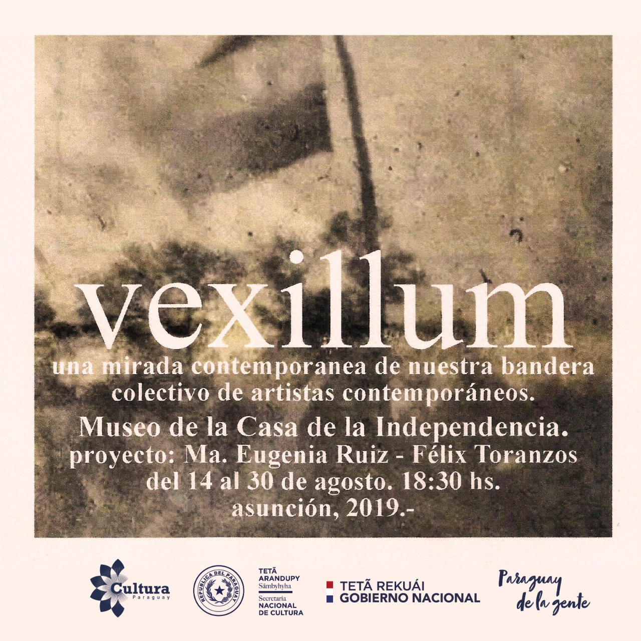 La Casa de la Independencia albergará la muestra Vexillum, una mirada contemporánea sobre nuestra bandera imagen