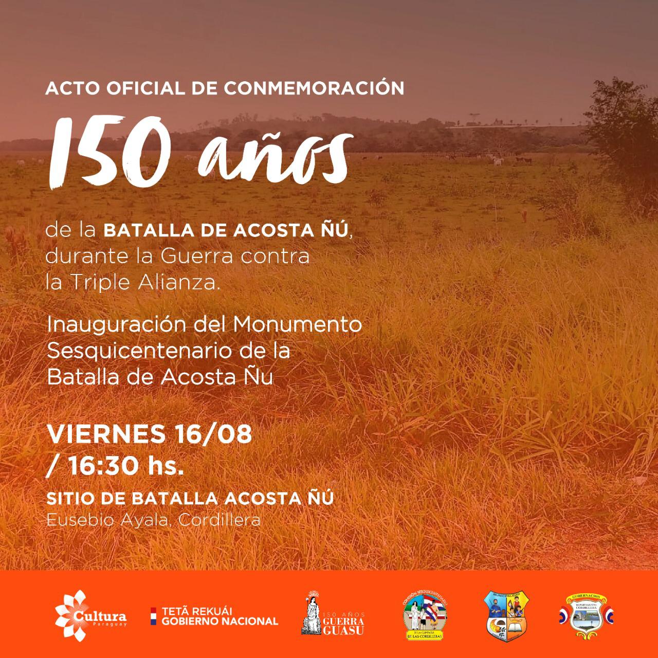 Inaugurarán monumento a los niños mártires de Acosta Ñu por los 150 años de la batalla imagen