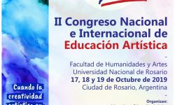 Invitan a docentes al II Congreso Internacional de Educación Artística de Rosario imagen