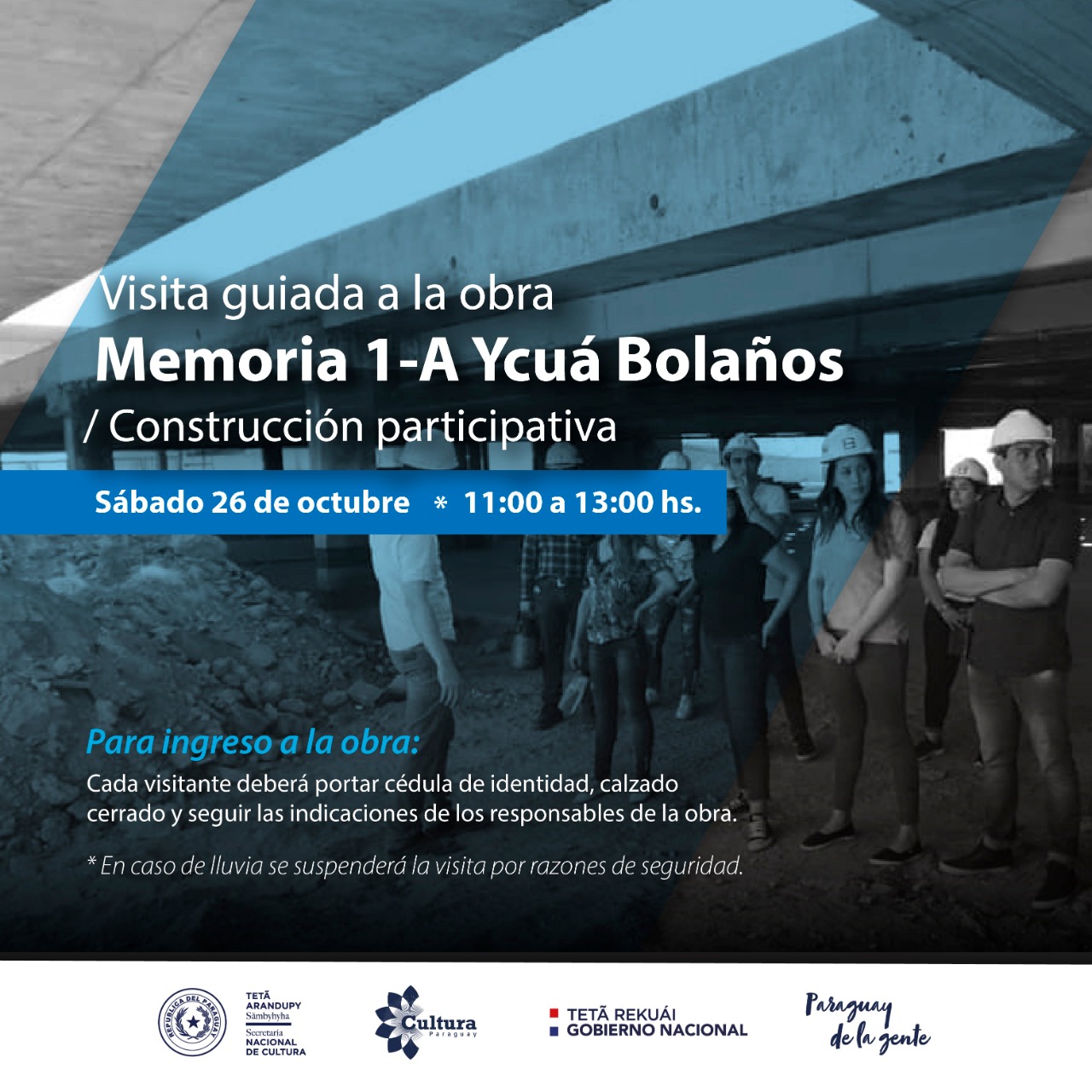 Este sábado, visita guiada y construcción participativa en Ycuá Bolaños imagen