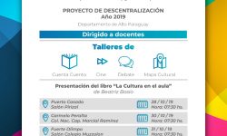 Invitan a participar de primera etapa del proyecto de Descentralización Cultural 2019 en Alto Paraguay imagen