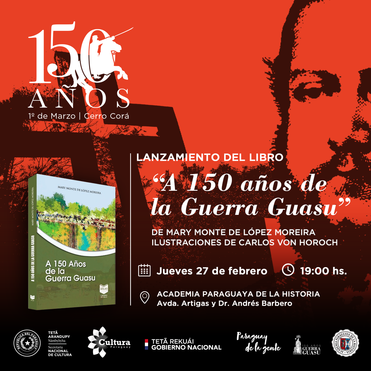 Presentarán libro “A 150 años de la Guerra Guasu” de la prof. Mary Monte de López Moreira imagen