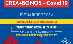 Lanzan una nueva convocatoria de Bonos Creativos 2020 “CREA+BONOS – COVID19”, con apoyo de la SNC. imagen