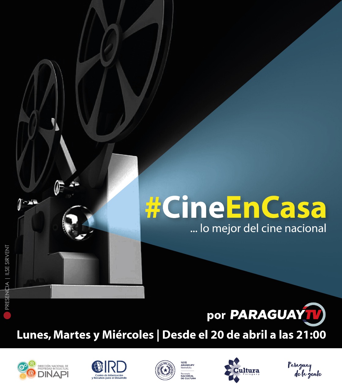 SNC presenta el Festival Cine en Casa en el marco de las medidas de contingencia implementadas ante el COVID19 imagen