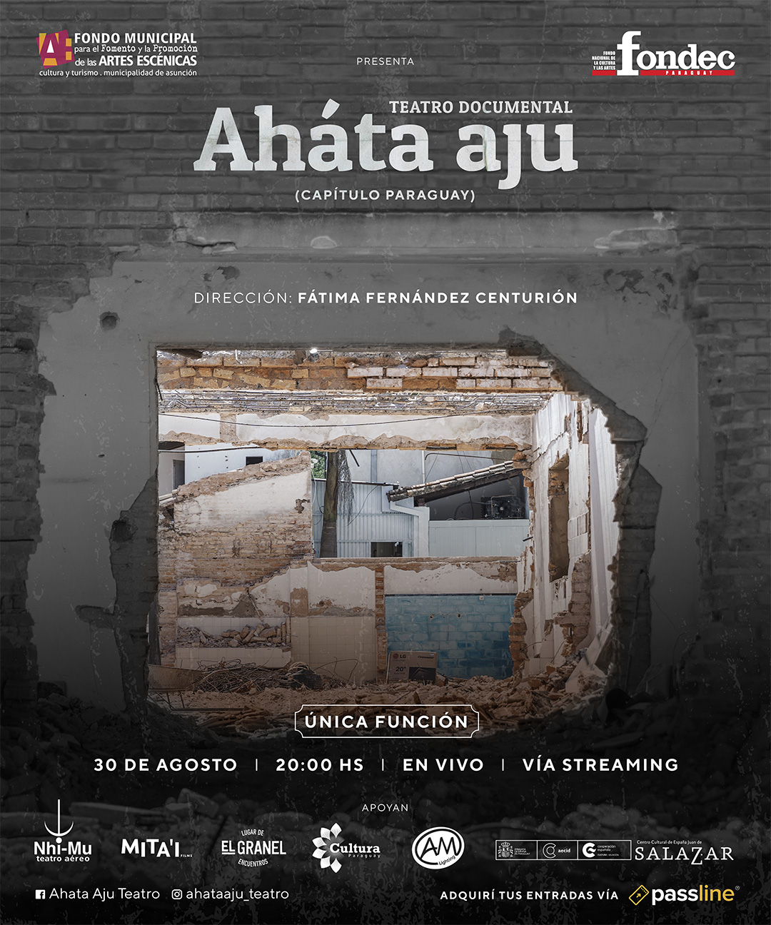 “Aháta aju” Capítulo Paraguay, un documento teatral sobre la migración imagen