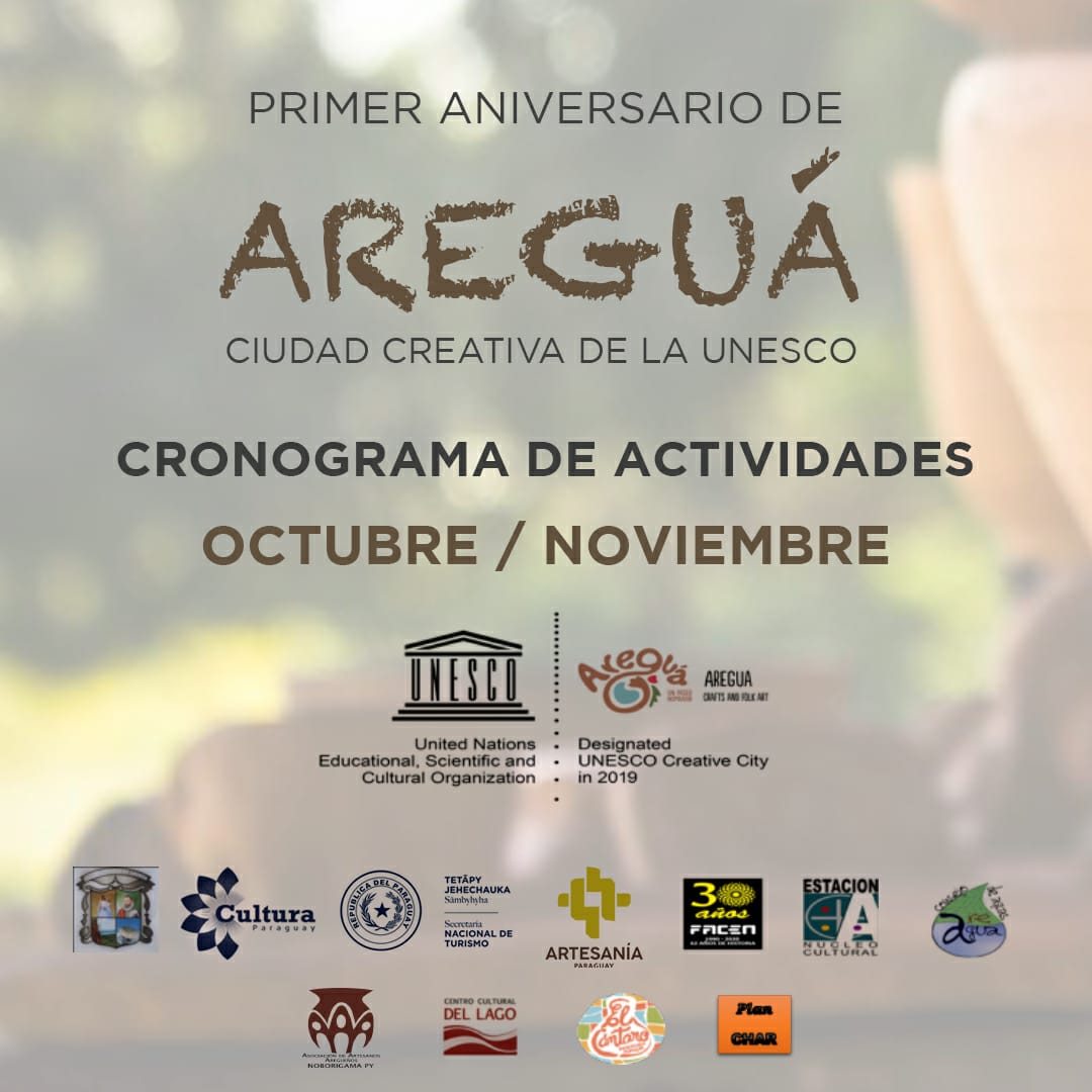 Areguá celebra su primer aniversario como Ciudad Creativa de la UNESCO con actividades culturales imagen