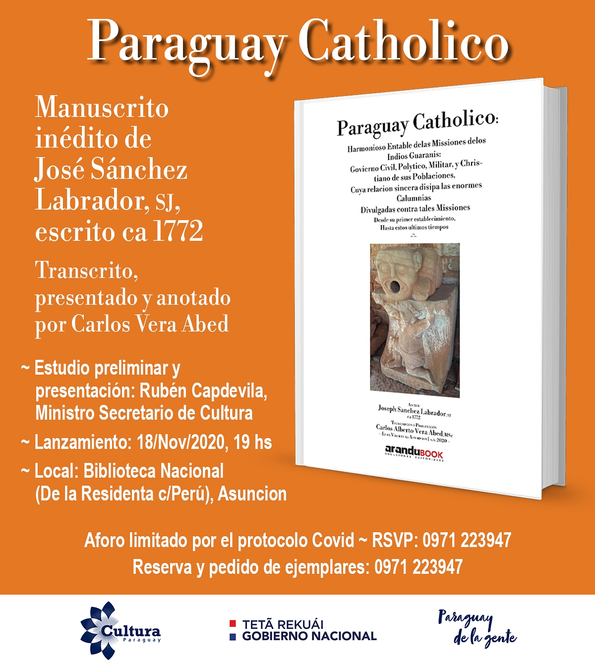 Presentarán «Paraguay Catholico», un manuscrito jesuita inédito imagen