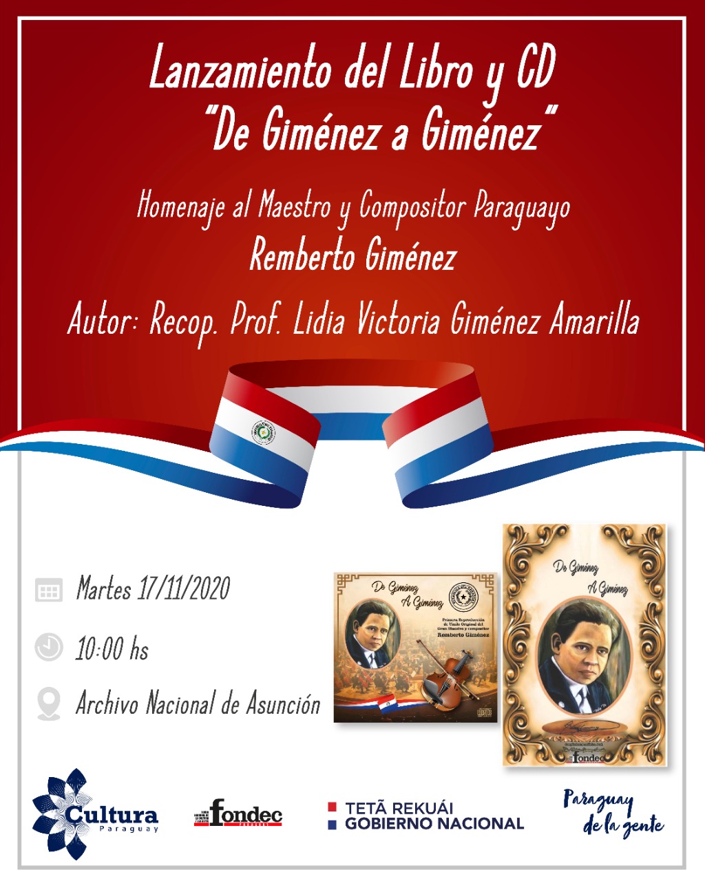 Esta semana se presenta el libro y el CD “De Giménez a Giménez” imagen