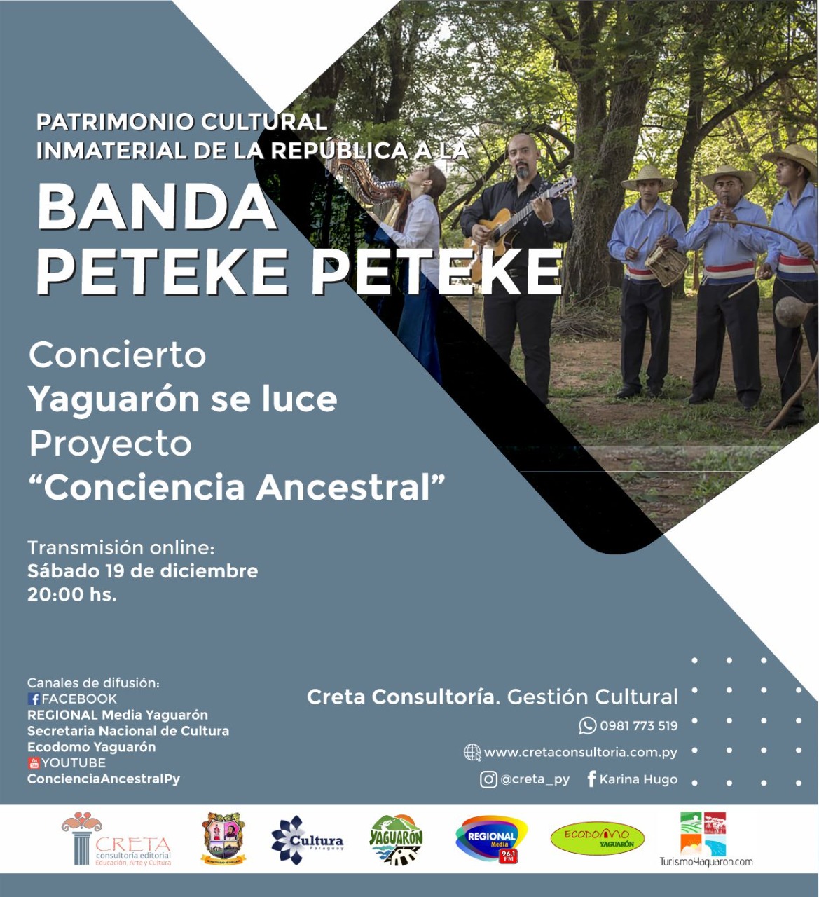 Realizarán concierto en homenaje a la banda Peteke Peteke en Yaguarón imagen