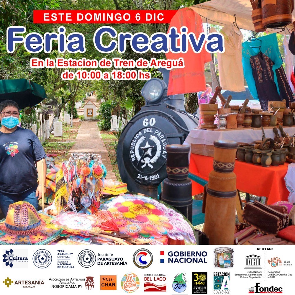 Feria Creativa en Areguá este domingo imagen