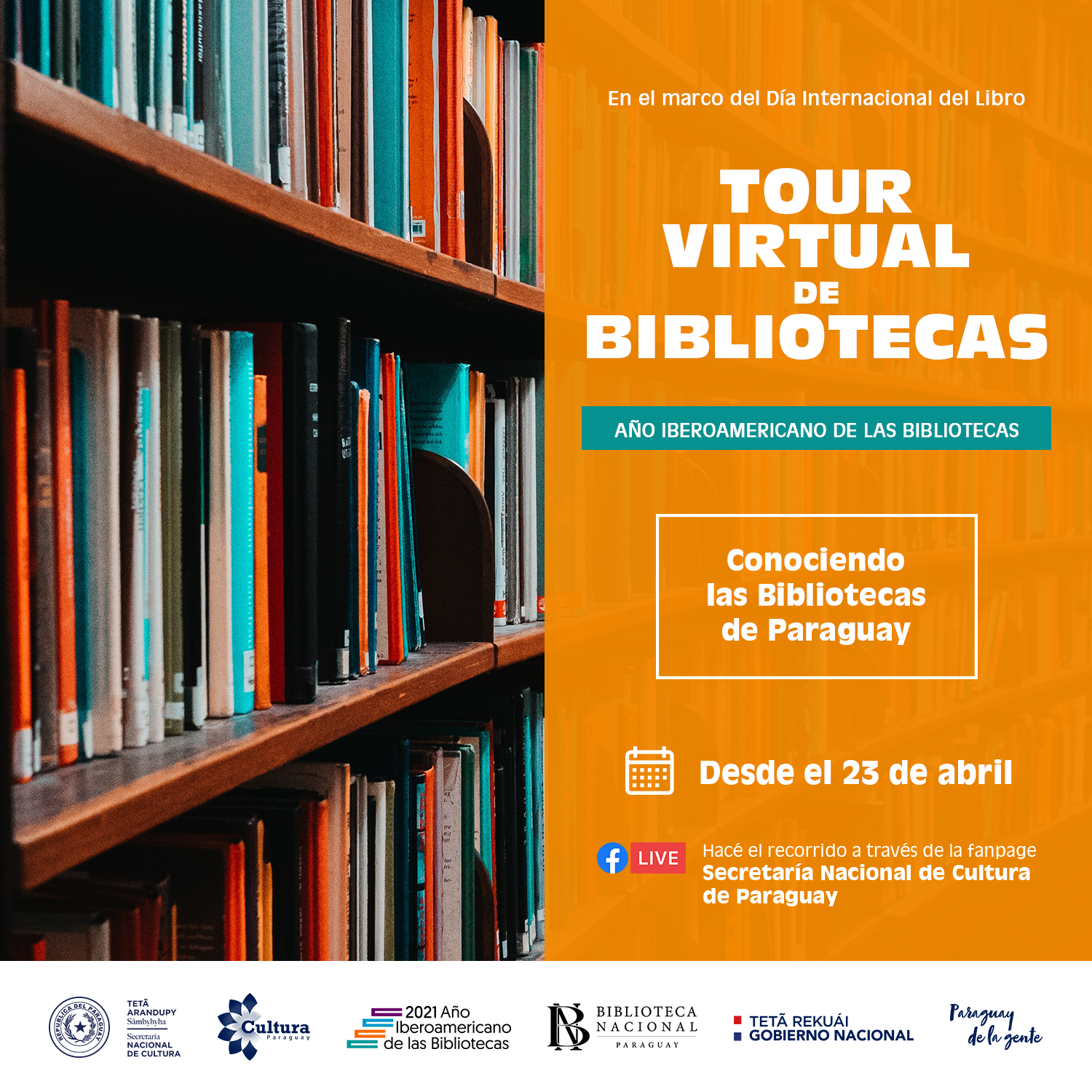 Tour Virtual de Bibliotecas inicia este viernes imagen