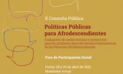IPPDH invita a organizaciones y movimientos sociales de la región a la Consulta Pública sobre Políticas Públicas para Afrodescendientes imagen
