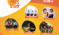 Festival Virtual #ArteVivoVeranoCultural grilla sábado 10 y domingo 11 de abril imagen