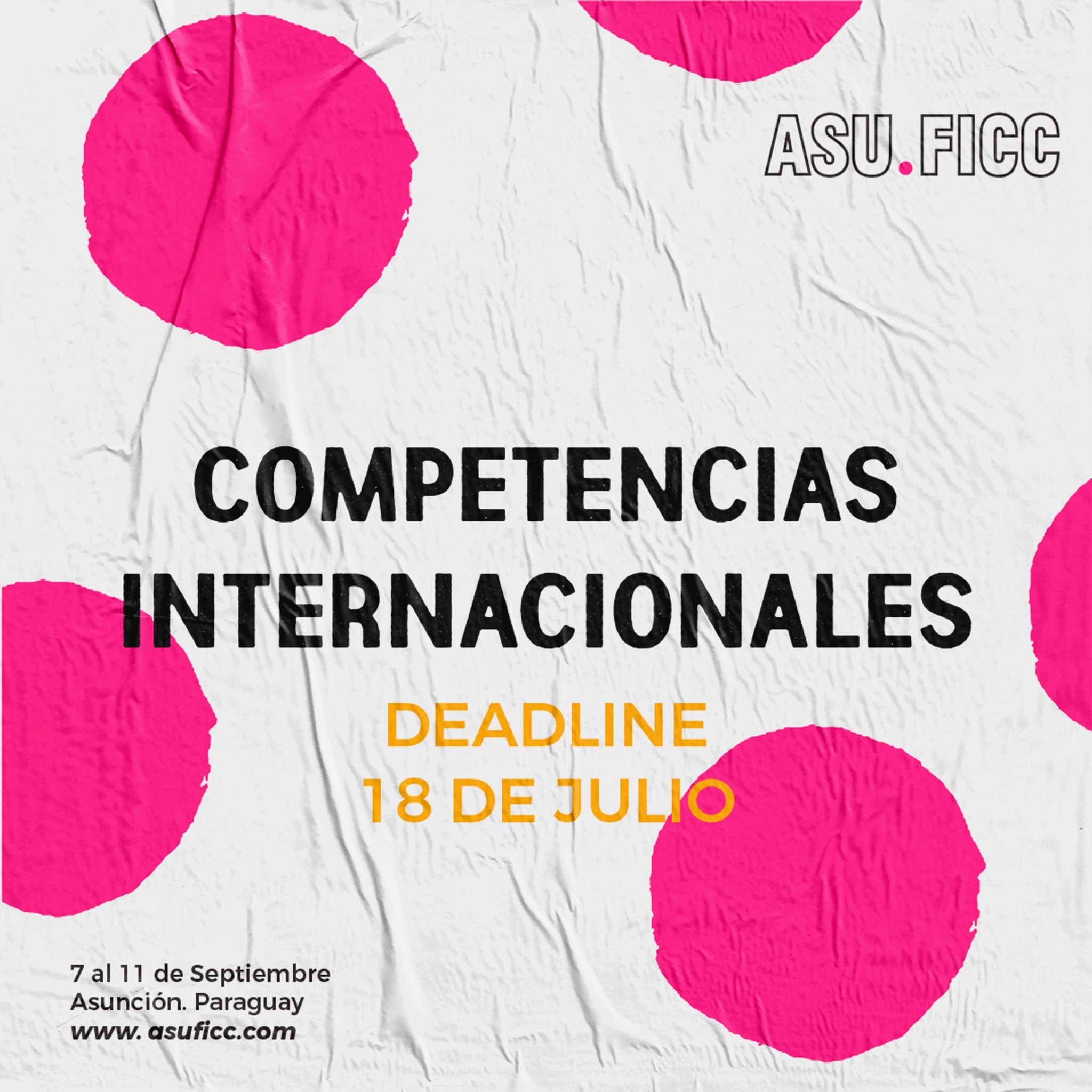 Sigue abierta la convocatoria para la primera edición del Asuficc – Festival de Cine Contemporáneo de Asunción imagen