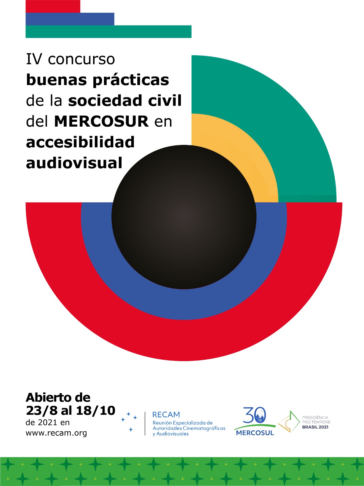 Accesibilidad Audiovisual: Recam habilitó periodo de postulación para el IV Concurso Buenas Prácticas de la Sociedad Civil del Mercosur imagen