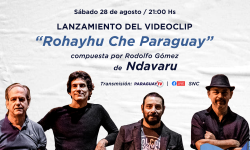 En la #SemanaGuarania2021, Ndavaru lanza “Rohayhu che Paraguay”, compuesta por Rolfi Gómez imagen